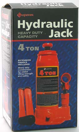 Superex 4 Ton Hydraulic Bottle Jack