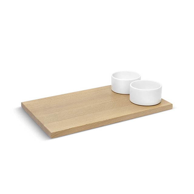 Umbra Savore Bread Board with Ceramic Bowls