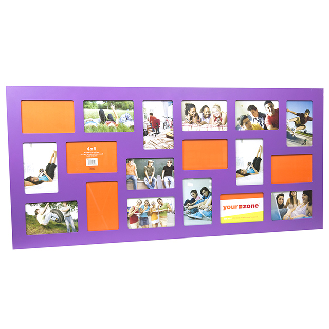 18 Opening Collage Frame, Purple