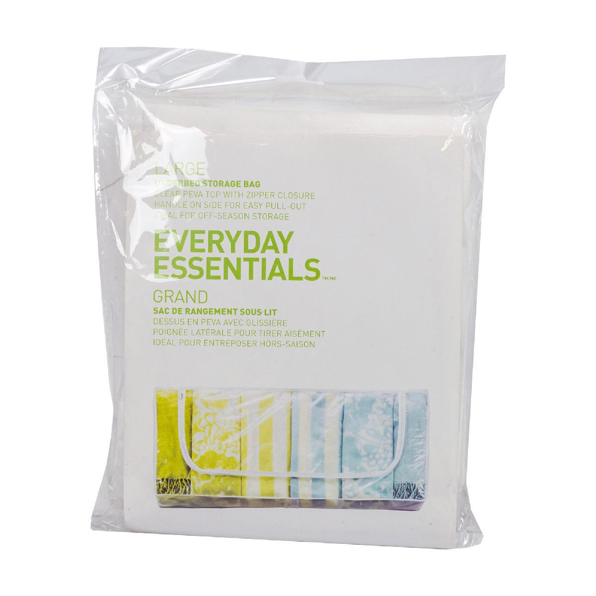 Everyday Essentials PEVA Underbed Bag, Large