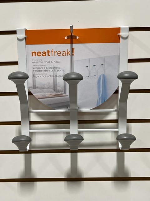 Over the Door Non Slip 6 Hook