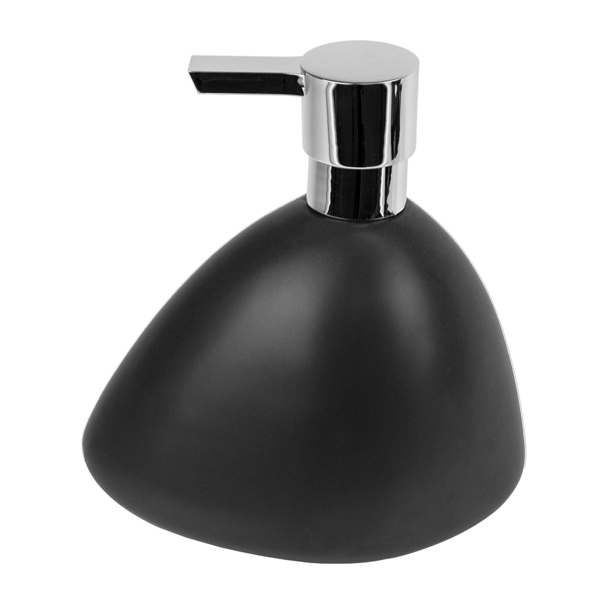 Etna Spriella Stoneware Lotion Dispenser, Black