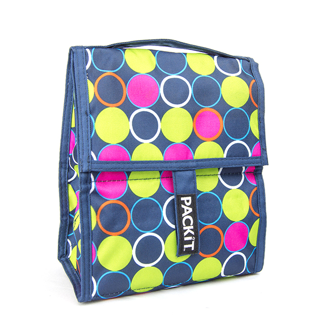 Packit 8 inch Freezable Lunch Bag, Forget-Me-Not Dot
