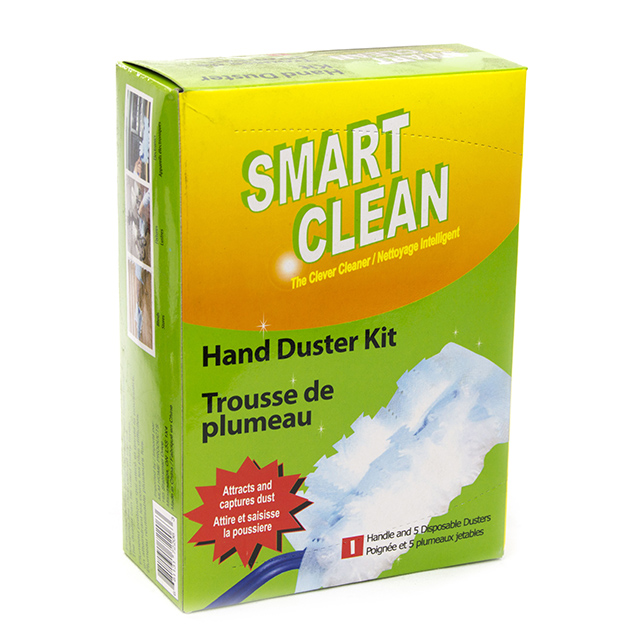 Smart Clean Hand Duster Kit with 1 Handle and 5 Refills